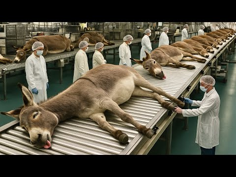 Como os agricultores criam e consome milhões de jumentos para carne e leite-agricultura