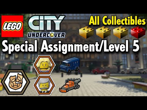 Special Assignment, Level 5 'LEGO City Bank' All Collectibles (100% Guide) in LEGO City Undercover