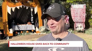 Halloween House Brings Joy while Raising Money for Local Community Improvement Project