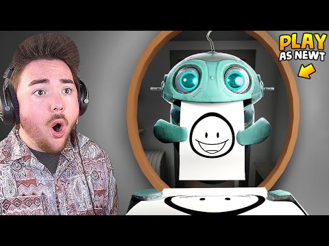 PLAYING AS NEWT MOD!!! | The Baby In Yellow (Black Cat Update)