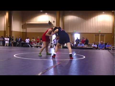FILA Junior Final Match 2 72kg - Anneliese DeAragon (USOEC) FALL Kimberly Spiegel (USOEC)