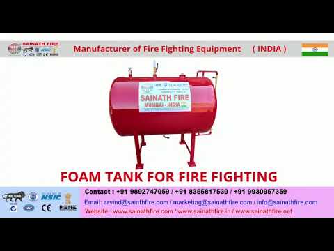 Fire Fighting Foam Tank