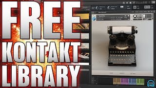 Video thumbnail for FREE KONTAKT LIBRARY | WAVESFACTORY Typewriter by BenoniStudio