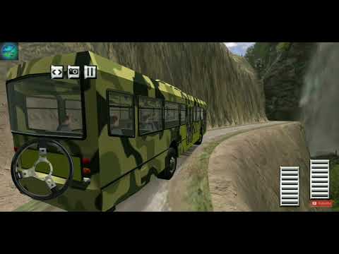 Army Bus Hill Driver 3D - Offroad City Car Simulator Driving Android Gameplay