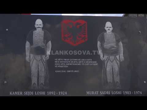 Zbulohet lapidari kushtuar Kamer e Murat Loshit - 14.07.2018 - Klan Kosova