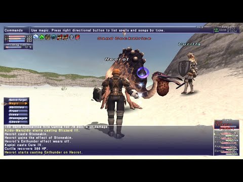 Final Fantasy XI #080, Cape Teriggan: Goblins and Crabs; To Red Mage Level 69