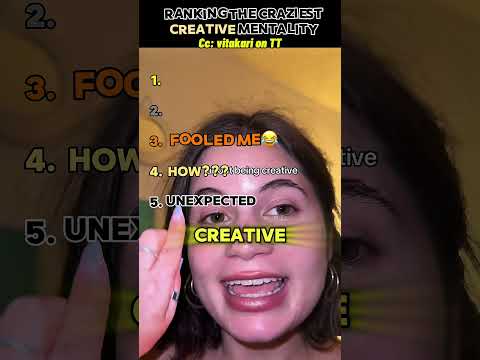 Ranking the funniest creative mentality #shorts