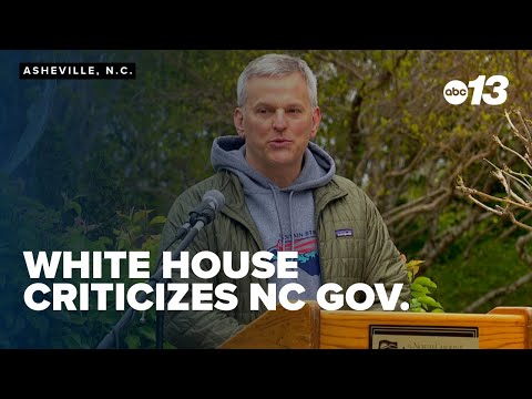 White House criticizes North Carolina's governor after Helene funds request