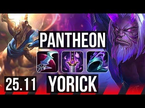 PANTHEON vs YORICK (TOP) | 7k comeback | EUW Master | 25.11
