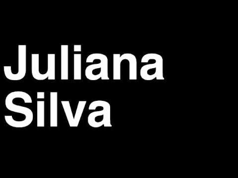 How to Pronounce Juliana Silva Brazil Bronze Medal Beach Volleyball London 2012 Olympics Video