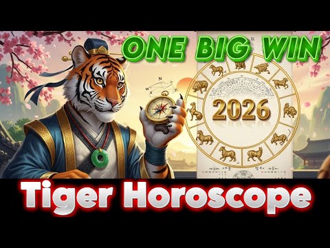 2026 Tiger Chinese Zodiac Horoscope: ONE BIG WIN