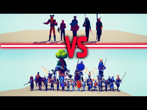 MARVEL TEAM vs MELEE UNITS TEAM - Totally Accurate Battle Simulator | TABS
