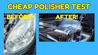 Can A Cheap Cordless Polisher From AliExpress Tackle My Dull Headlights?!