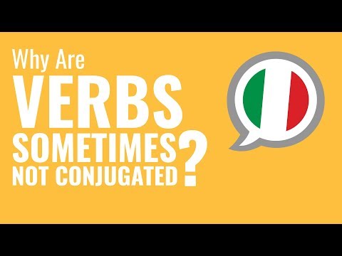 Ask an Italian Teacher - Why Are Verbs Sometimes Not Conjugated?