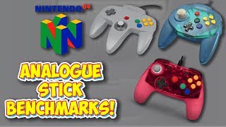 Nintendo 64 Analogue Stick Benchmarks! Sensitivity & Precision In Controllers!