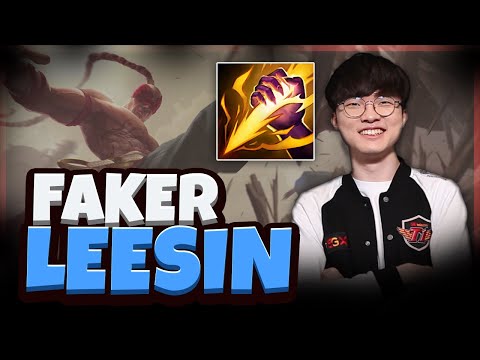 T1 Faker Lee Sin Jungle  - Full Stream 19/09/2021
