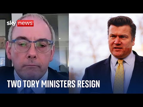 Two Conservative ministers resign from cabinet