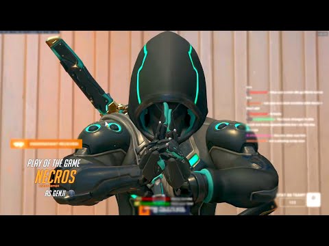 NECROS LEGENDARY GENJI MAIN - POTG! OVERWATCH 2 SEASON 6