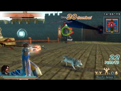 Dynasty Warriors: Strikeforce (PSP) Xiahou Dun vs Orochi X