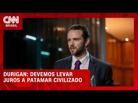 Alta taxa de juros “machuca muito”, diz Durigan | CNN MERCADO