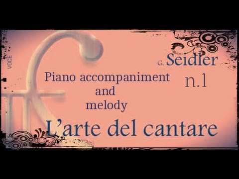 Seidler n.1 Piano Accompaniment and Melody