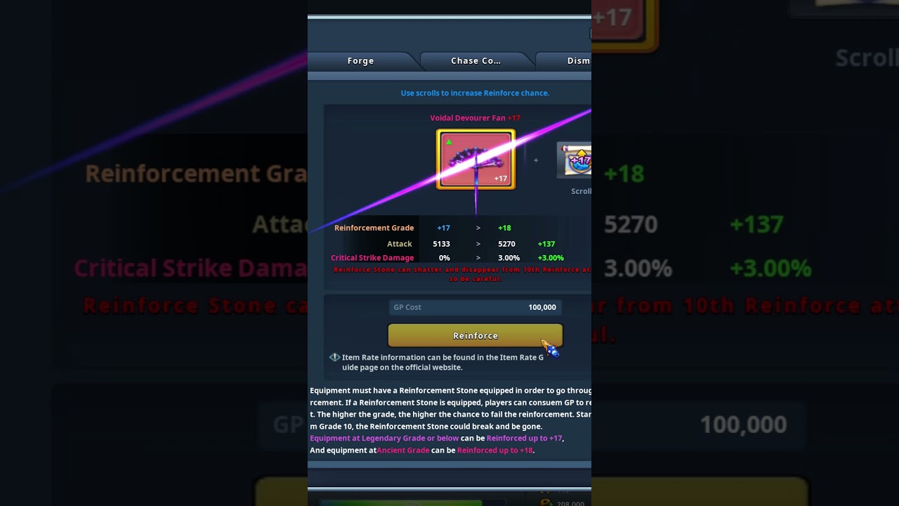 +18 Weapon with 6 scrolls INSANE LUCK