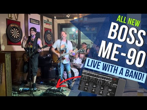 New BOSS ME-90 multi effects. How does the Boss me90 sound live with a band? From box to stage 30min