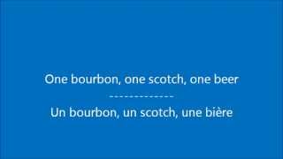 Glee - One bourbon, one scotch, one beer / Paroles &amp; Traduction