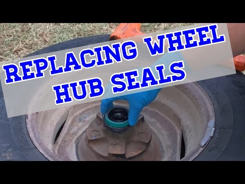 How To Replace Wheel Hub Seals on Utility Trailers 3500 LB Axles