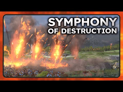 A symphony of Dreadquake Mortars - Total war Warhammer 3