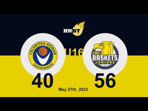 Celeritas-Donar vs EWE Baskets - HNBT U16 - Annual Youth  Basketball Tournament