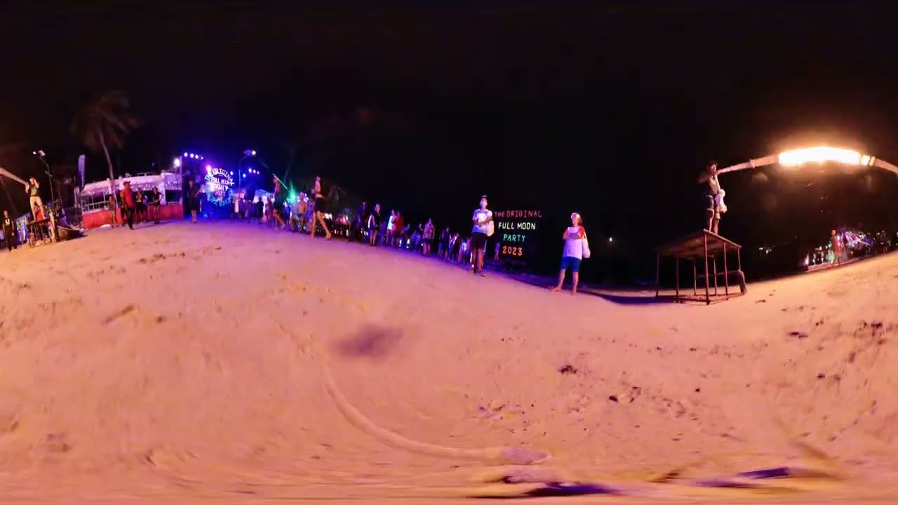 Fullmoon Party Koh Samui , Suratthani 360VR Ep07 : Wheelwego360°