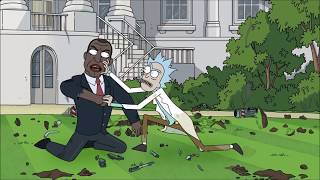 Rick Vs The US  President Rick And Morty Season 3 