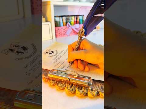 DIY Hogwarts Acceptance Letter✉️🪄 |#shorts #diy #handmade #viral #trending