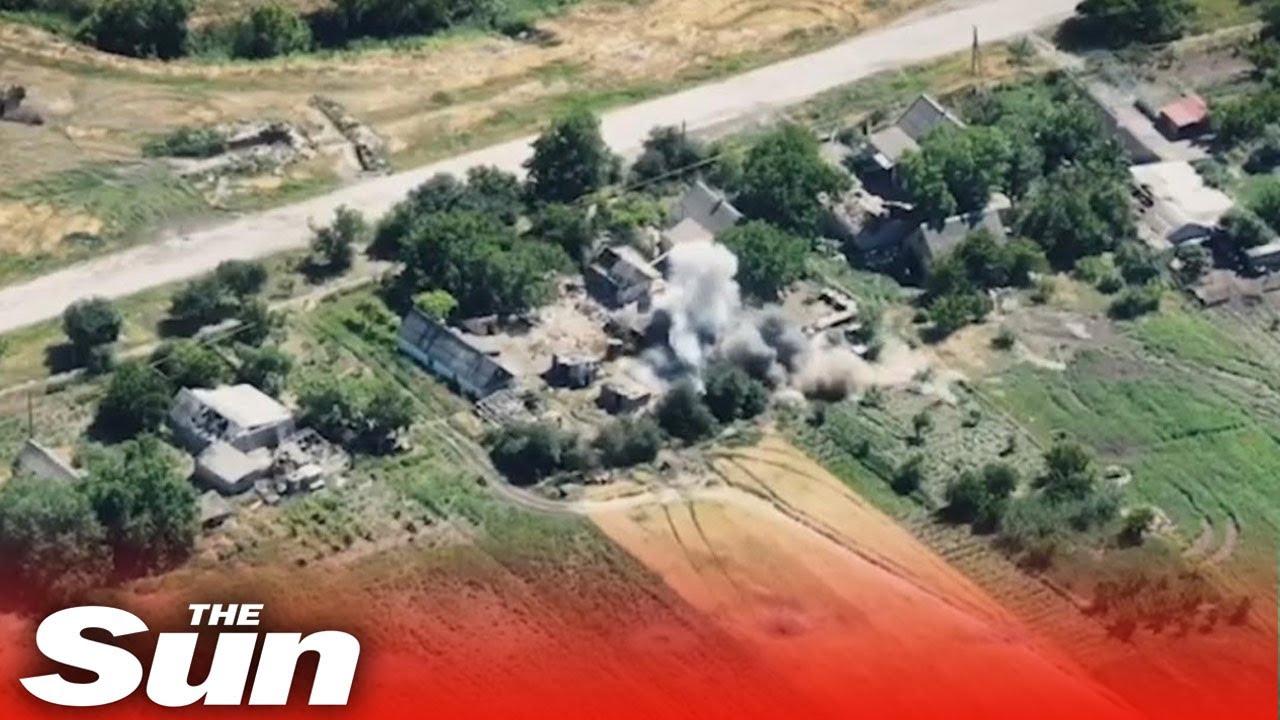 Tropas ucranianas explodem tanques, veículos e soldados russos