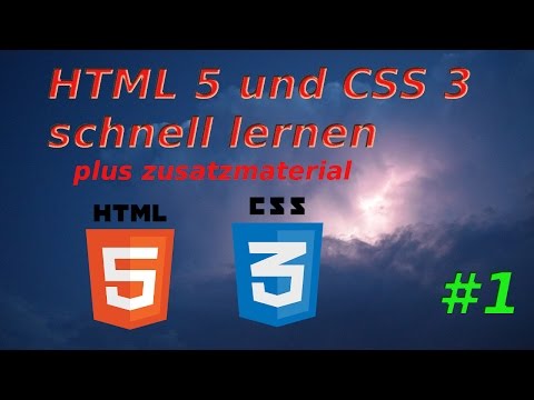 Das Grundgerüst/Struktur #1 || HTML und CSS einfach und schnell lernen