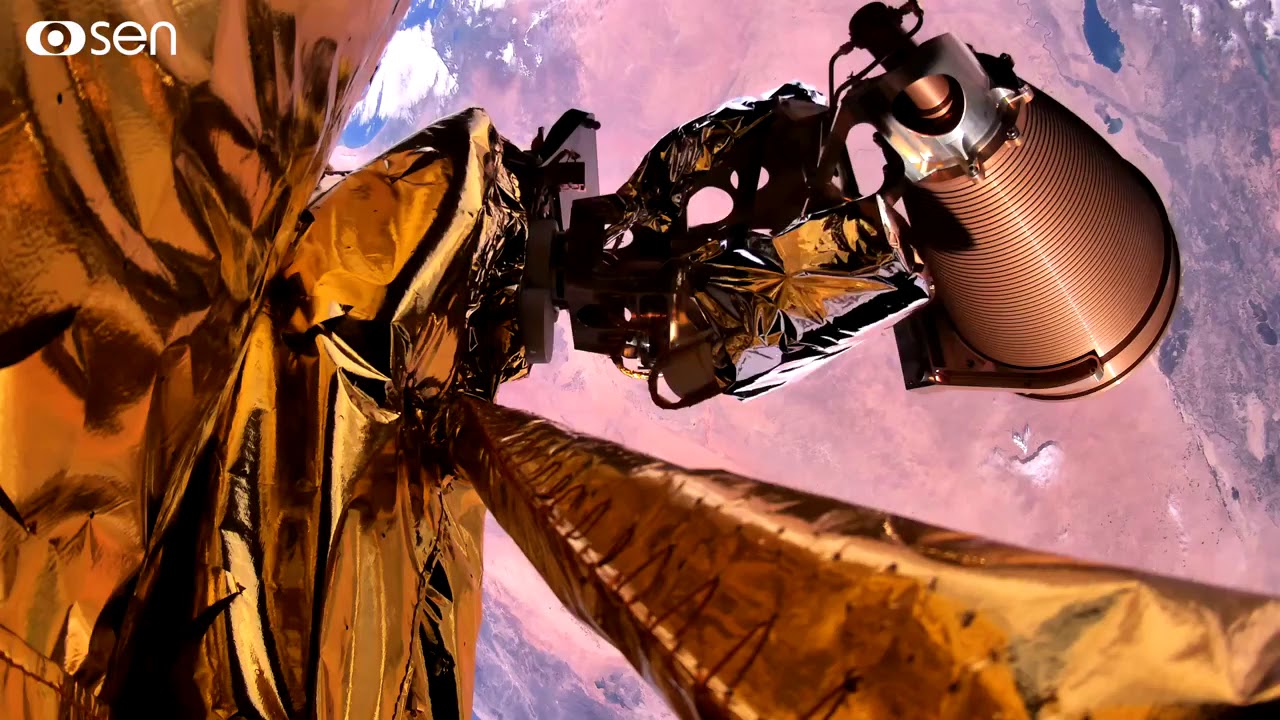 Первое видео из космоса в высоком разрешении, снятое спутником