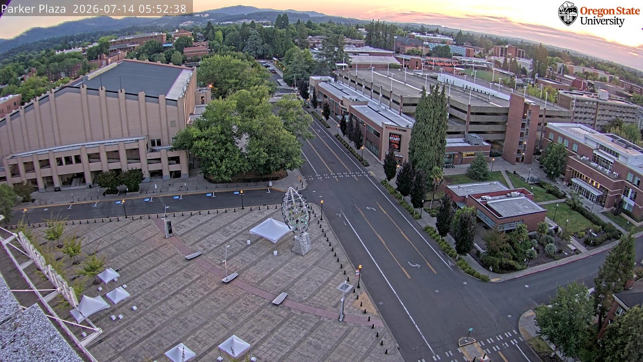Live webcam view of Plaza Parker en el Reser Stadium