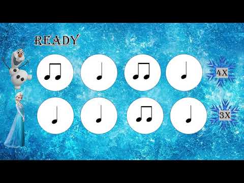 Let it Go Rhythm Play Along from Frozen