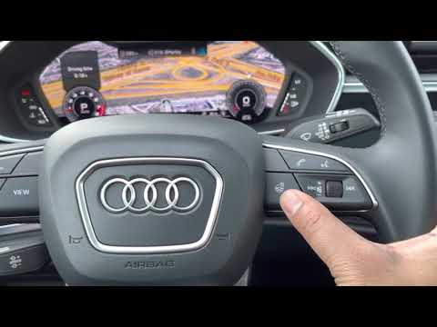 How to use the Multi-Function Steering wheel on the 2021 Audi Q3, and up also A4 and up.