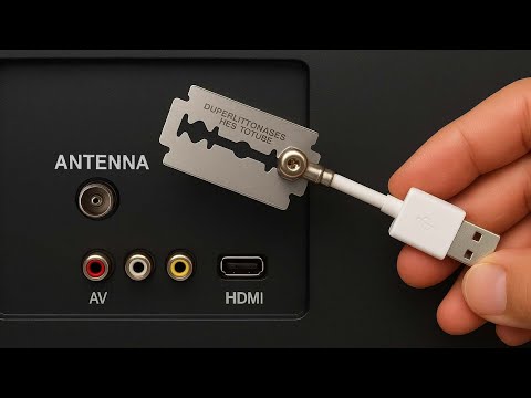 How To Make A TV Antenna At Home Easy!