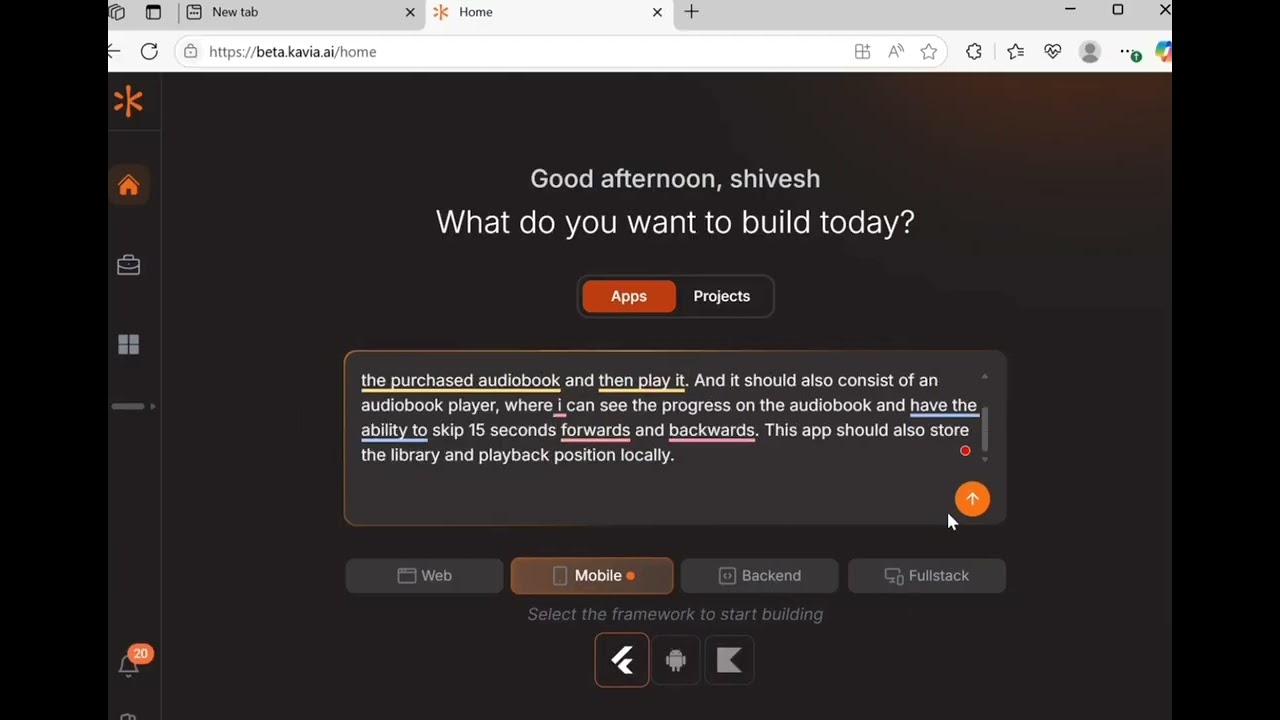 How to Build Mobile Apps with KAVIA