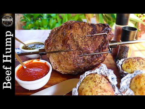 Fire Roasted Beef Hump | 3 Ingredient Beef Roast | Churrasco de cupim | Beef on Rotisserie | Recipe