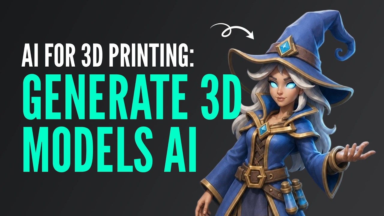 AI 3D Models for 3D Printing - Full Workflow
