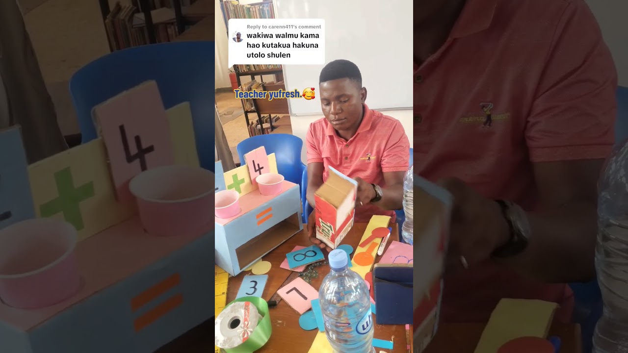 JIFUNZE KUTENGENEZA ZANA ZA UFUNDISHAJI NA UJIFUNZAJI KWA WATOTO MASHULENI NA TEACHER YUFRESH..💪