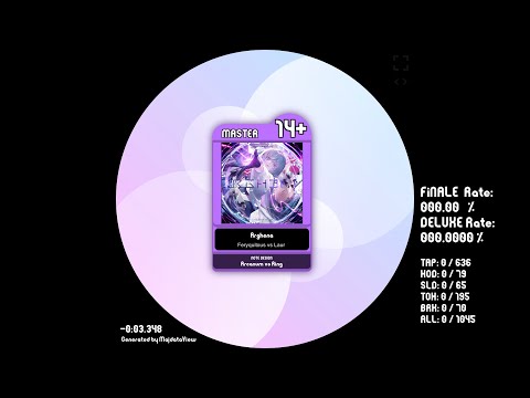 Maimai 創作譜面: Arghena - Feryquitous vs. Laur (Lv. 14+)