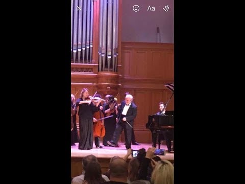 Spontaneous ragtime at Moscow Tchaikovsky Conservatory, Vasco Dantas - Chamber Orchestra Kremlin