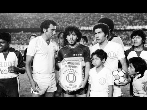 Universitario 1-0 Boca Juniors - Amistoso 1981 [Partido Completo] #Maradona #HugoSotil