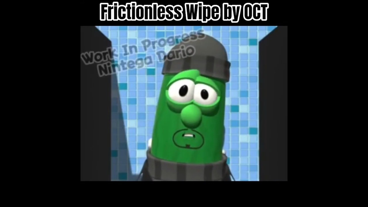 Frictionless Wipe Animated with Vegetables