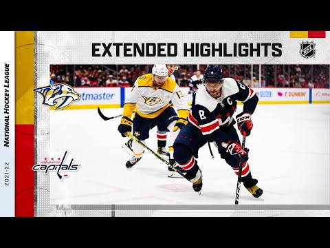 Nashville Predators vs Washington Capitals Dec 29, 2021 HIGHLIGHTS
